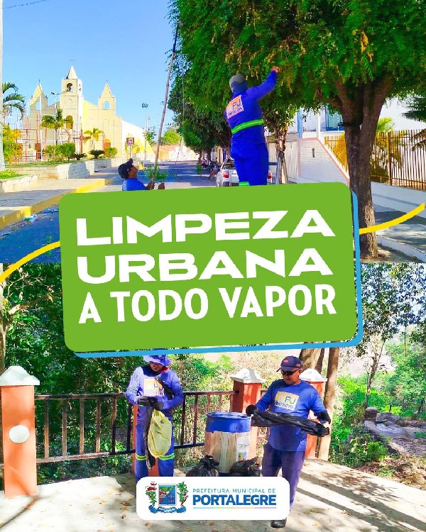 LIMPEZA URBANA A TODO VAPOR