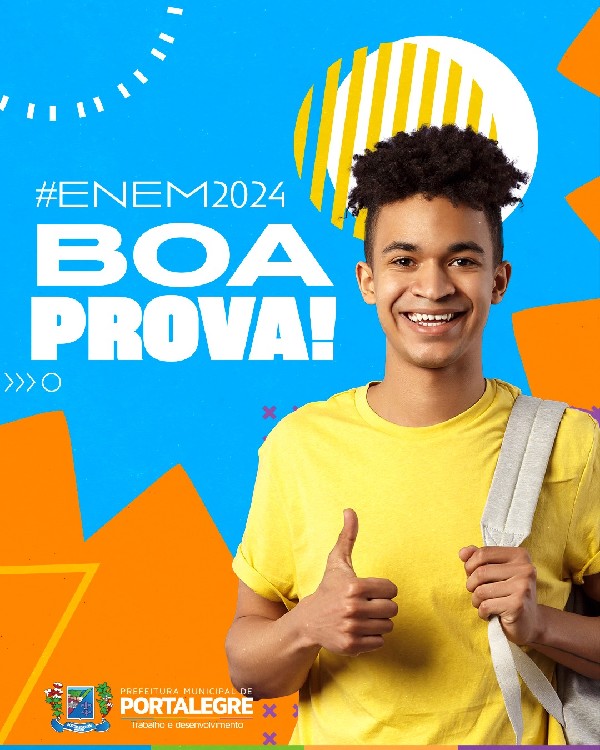 BOA PROVA! #ENEM2024